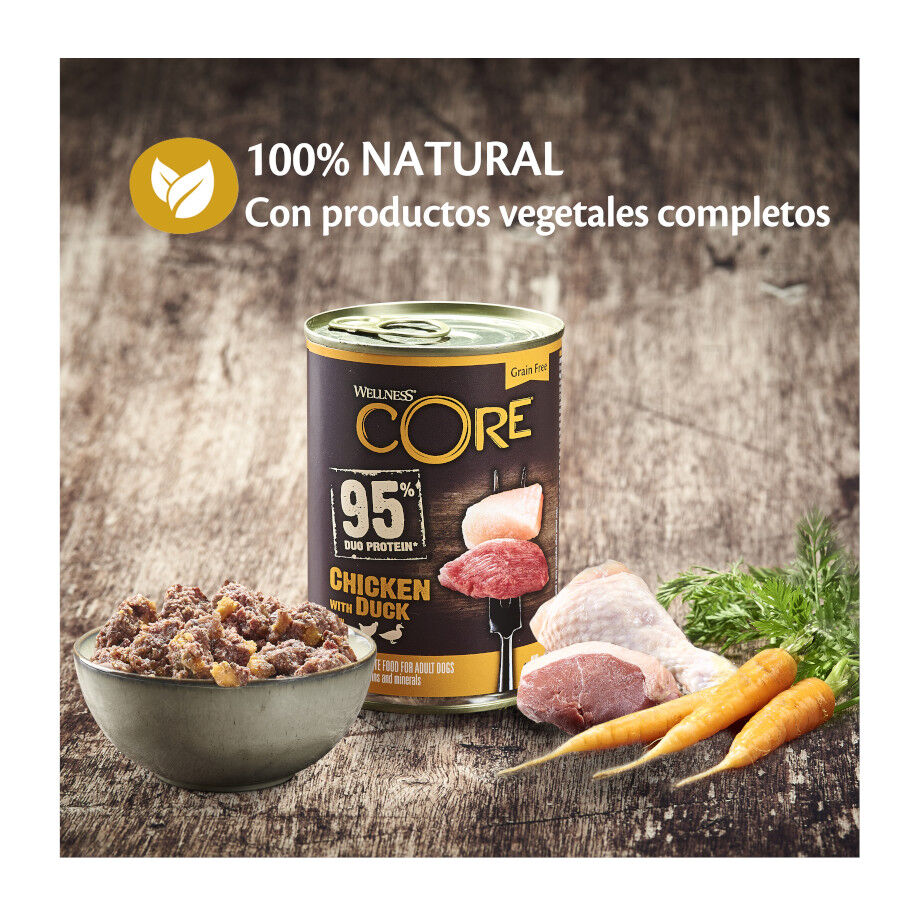400 g Wellness Core Frango y Pato lata para c&atilde;es, , large Imagem n&uacute;mero 2