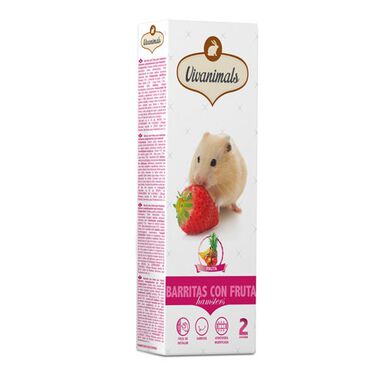 Vivanimals Barras com Fruta para hamsters