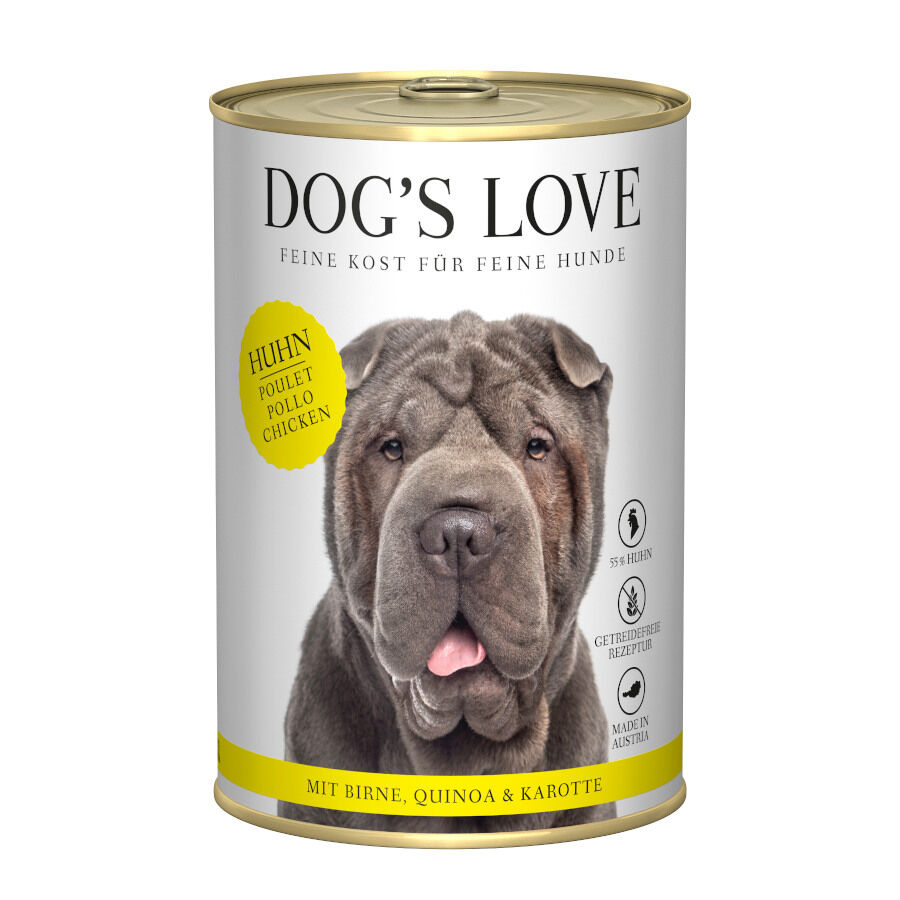 400 g Dog's Love Adulto Frango em lata para c&atilde;es, , large Imagem n&uacute;mero 1