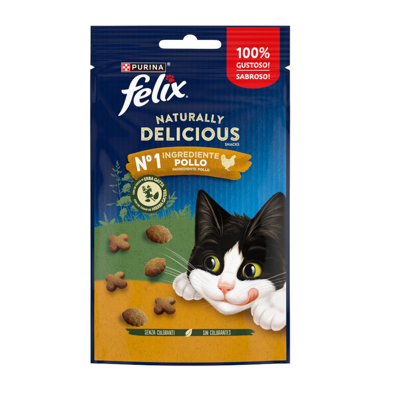 50 g Félix Snacks Naturally Delicious de Frango para Gatos,  Imagem número 1 50 g Félix Snacks Naturally Delicious de Frango para Gatos, , large Imagem número 1