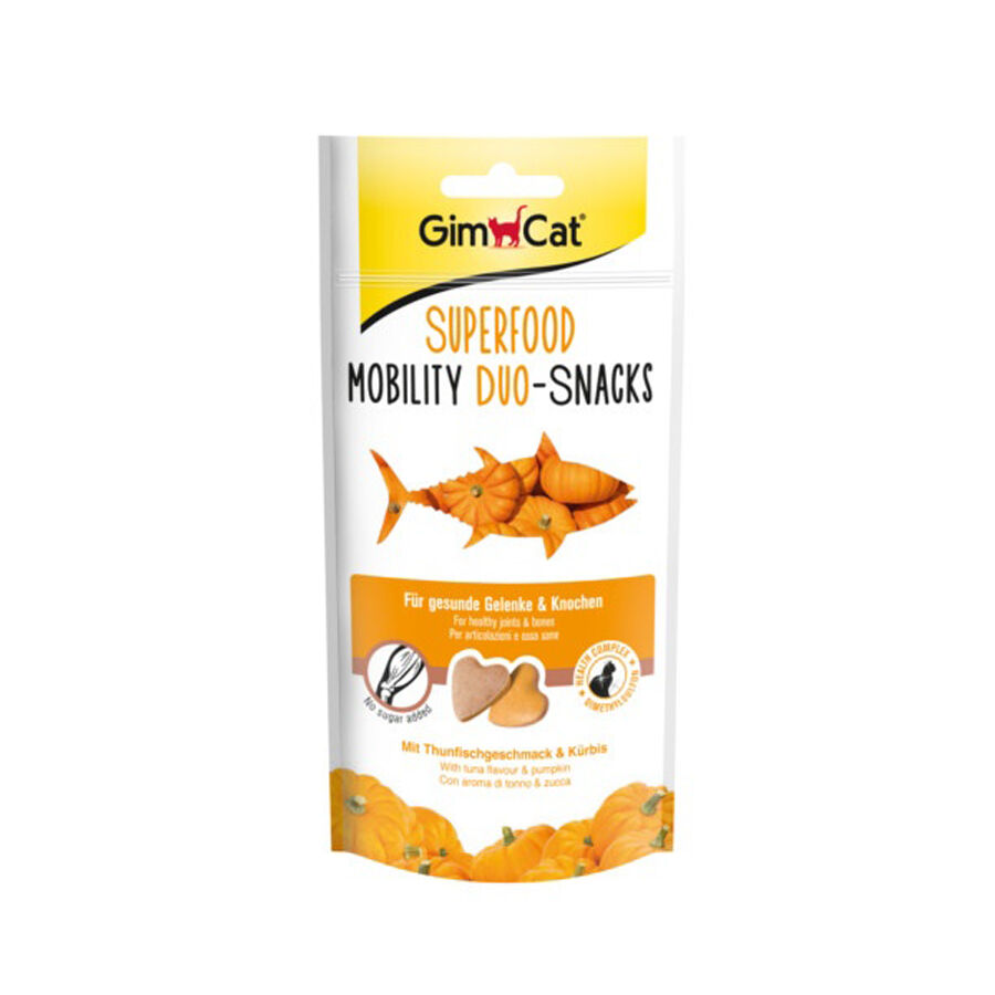 40 g Gimcat Biscoitos Superfood Mobility Duo Atum e Ab&oacute;bora, , large Imagem n&uacute;mero 1