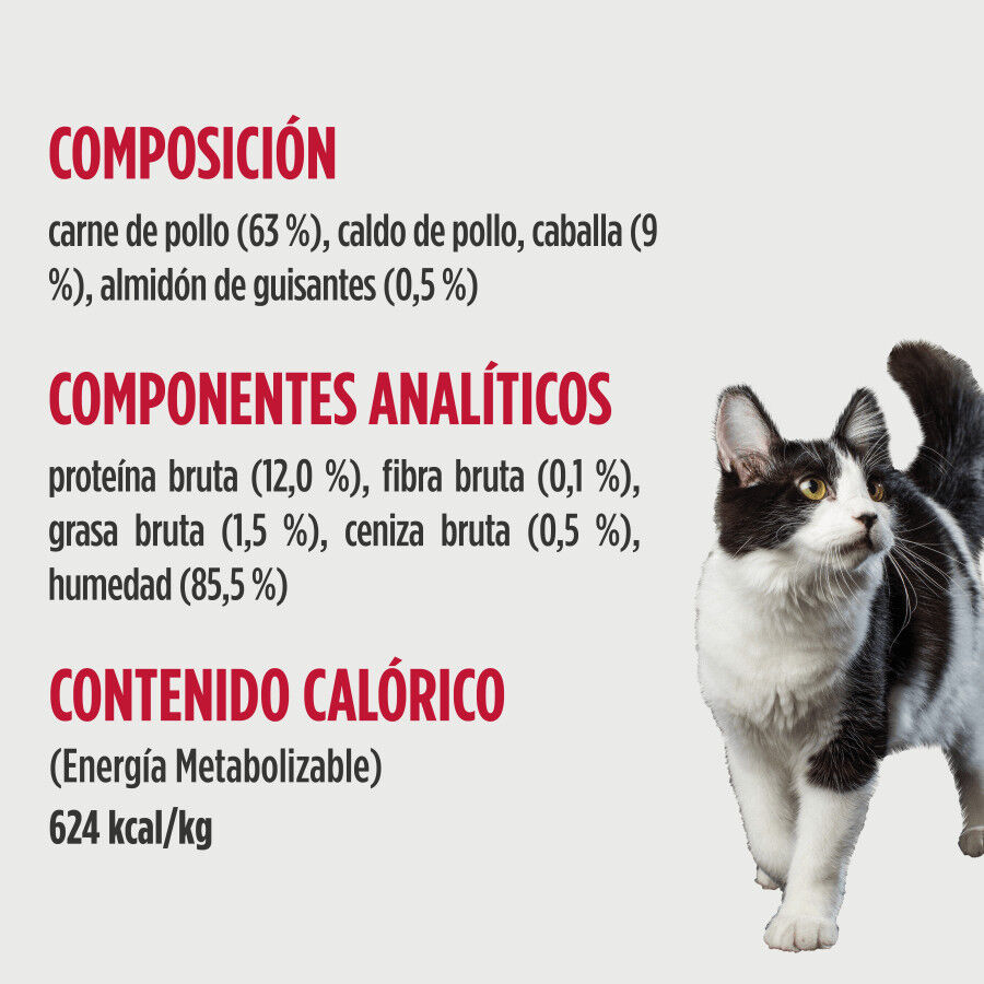 79 g Nulo Comida h&uacute;mida de Frango com Cavala em saquetas para gatos, , large Imagem n&uacute;mero 2