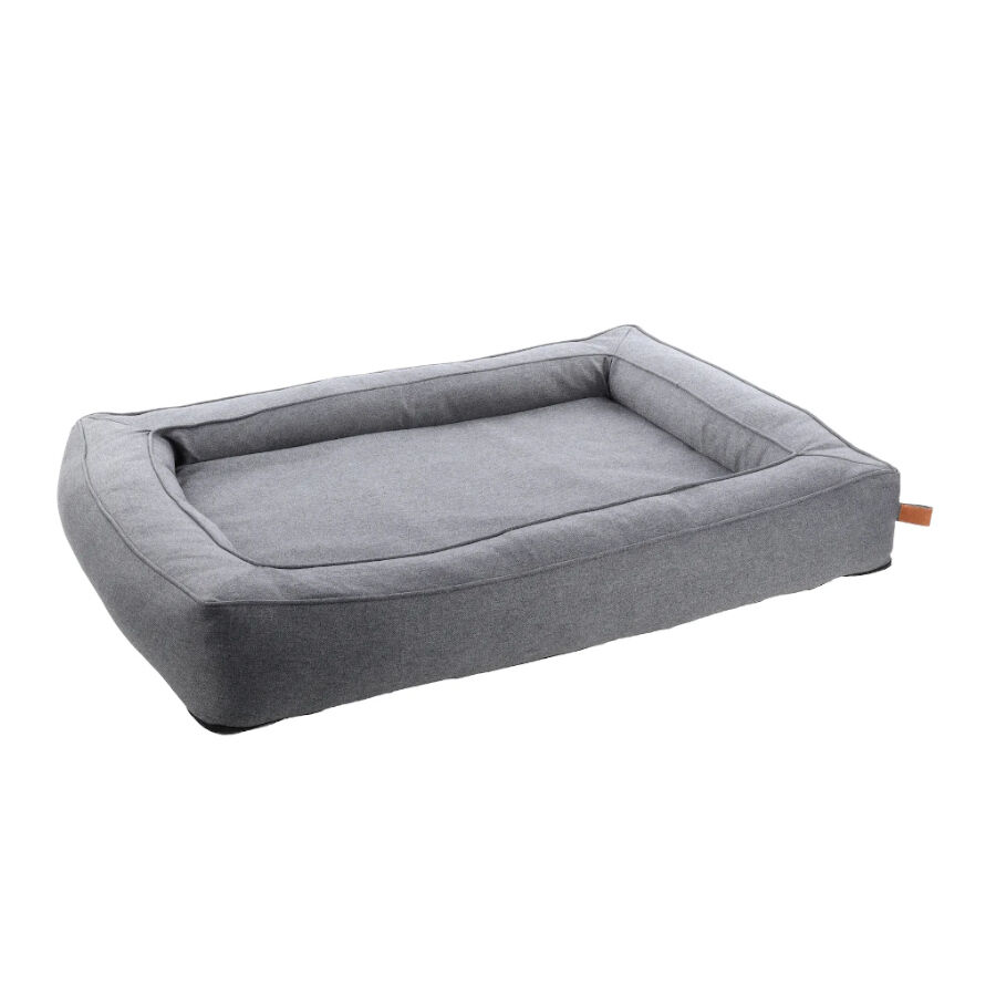 Flamingo Carlota Rectangular Cinzenta cama com fecho para c&atilde;es, , large Imagem n&uacute;mero 2