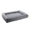 Flamingo Carlota Rectangular Cinzenta cama com fecho para c&atilde;es, , large Indicador imagem n&uacute;mero 2