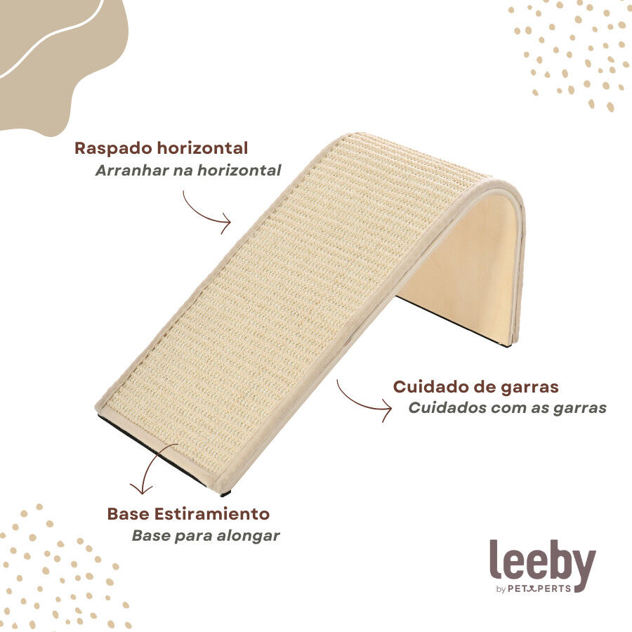 Leeby Feliz arranhador de ch&atilde;o para gatos, , large Imagem n&uacute;mero 4