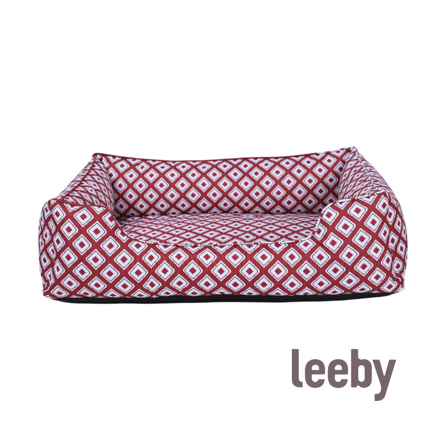 Leeby cama vermelha imperme&aacute;vel para c&atilde;es, , large Imagem n&uacute;mero 2
