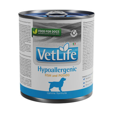 Farmina Vet Life lata hipoalergênica para cães