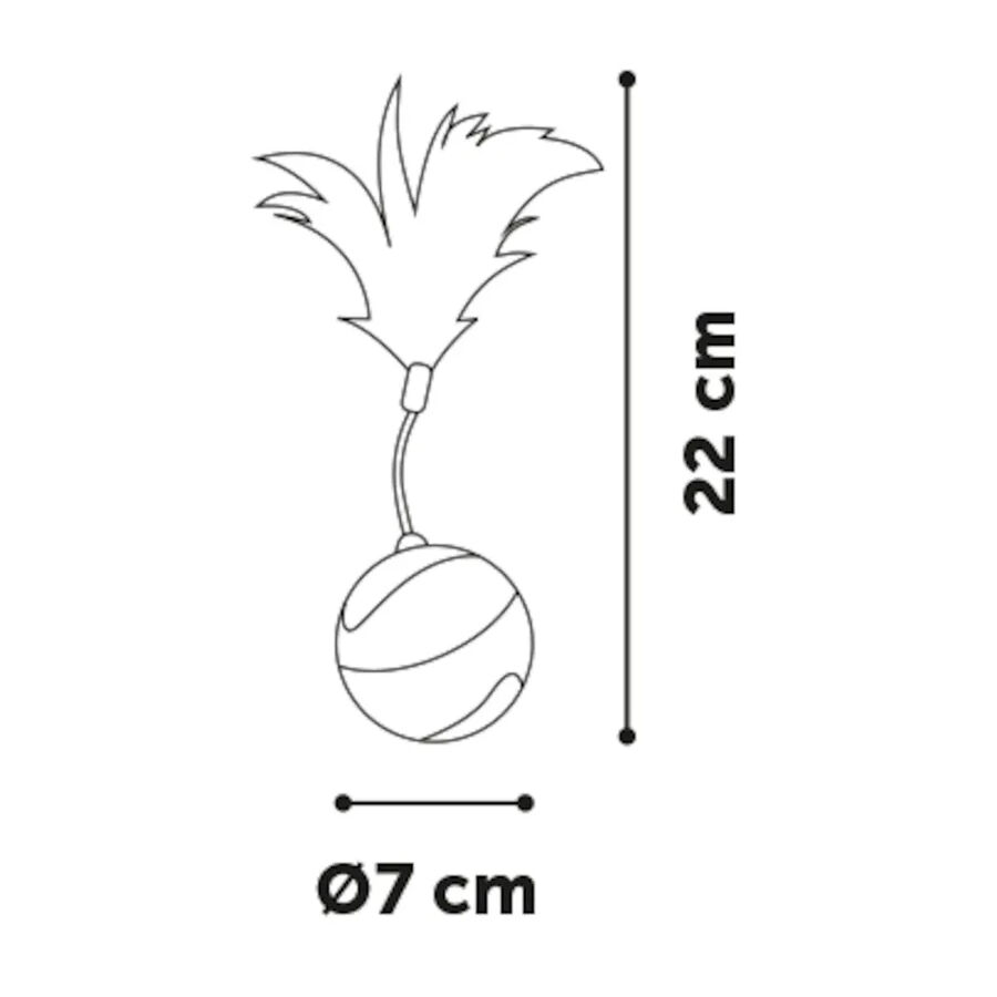 Flamingo Magic Mechta Azul Bola com movimento para gatos , , large Imagem n&uacute;mero 5