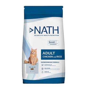 Nath Adult Frango e Arroz ração para gatos