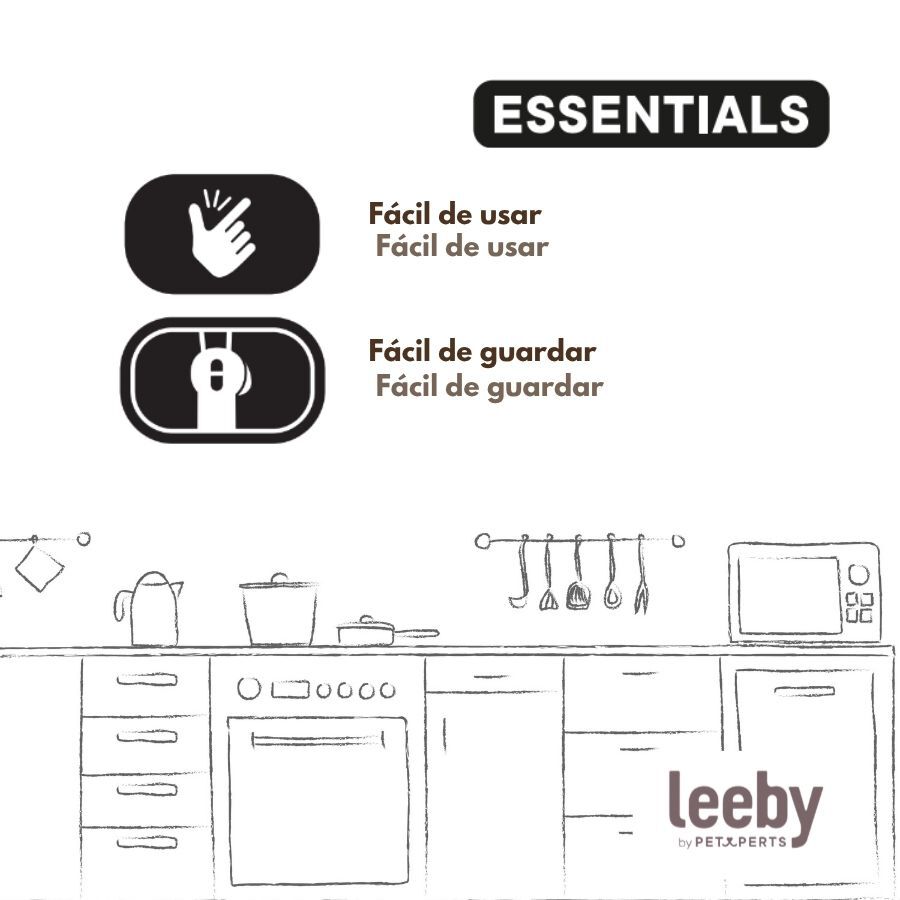 Leeby Colher Dispensadora Pasta de Snacks Azul para gatos, , large Imagem n&uacute;mero 5