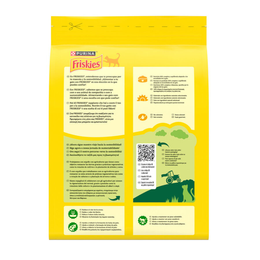 3 kg Friskies Indoor Controlo Bolas Pelo ra&ccedil;&atilde;o para gatos, , large Imagem n&uacute;mero 6