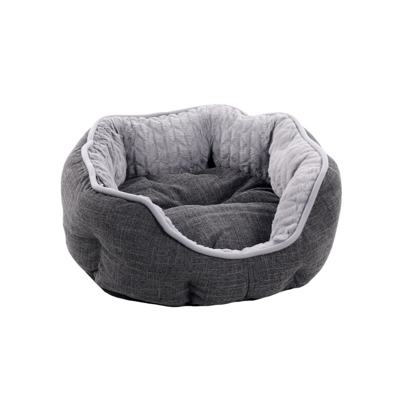 Flamingo Zupo Octagonal Cinzenta Escura cama para cães e gatos, , large image number null