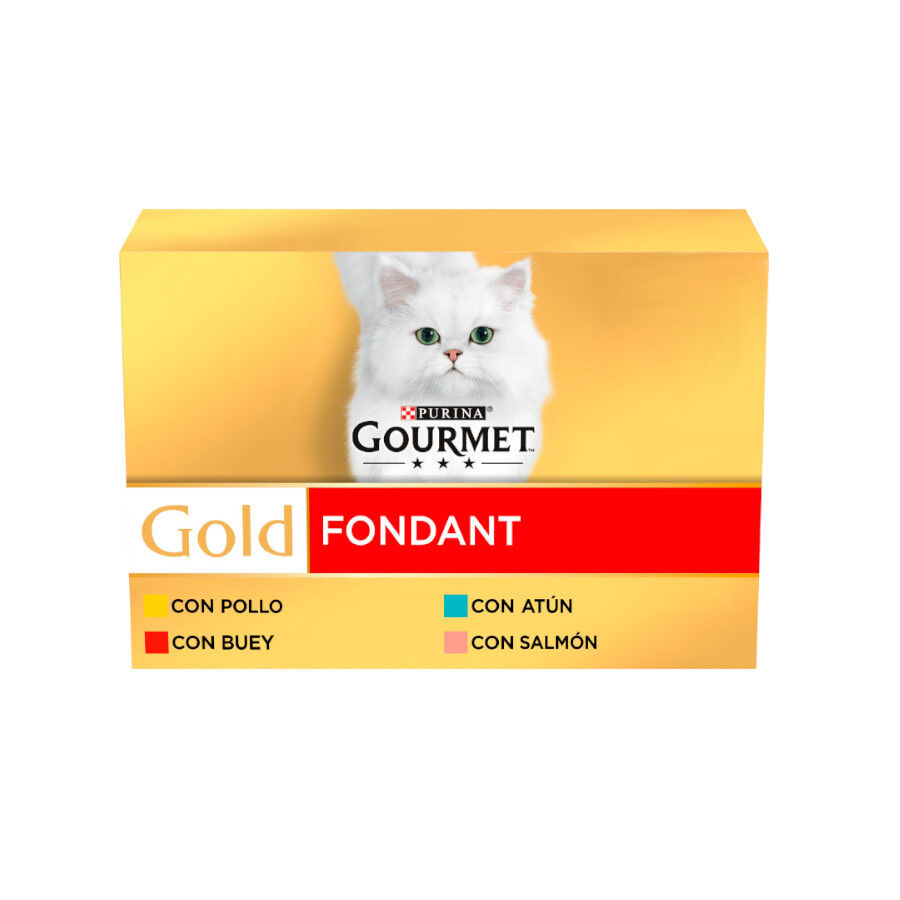 48 latas x 85 g Gourmet Gold Fondant Sabores Variados, , large Imagem n&uacute;mero 1
