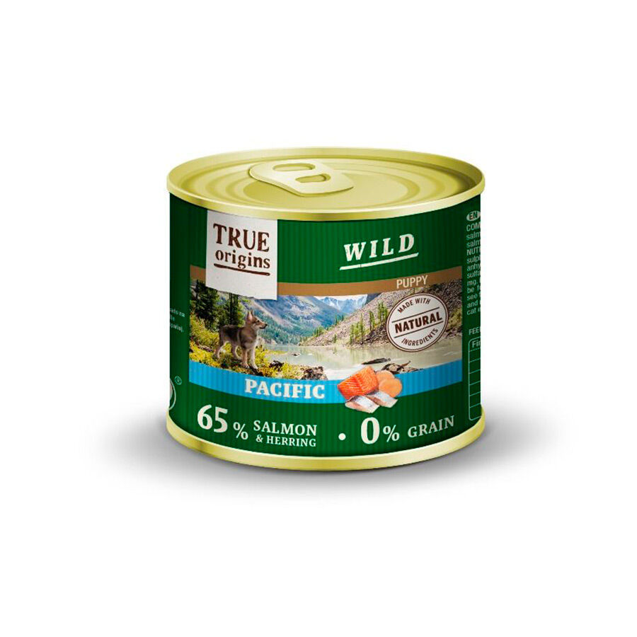 400 g True Origins Wild Puppy Pacific Salm&atilde;o e Arenque em Pat&ecirc; lata, , large Imagem n&uacute;mero 1