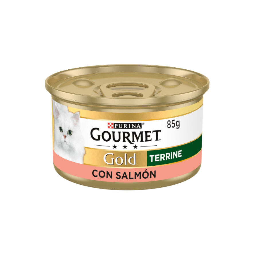 85 g Gourmet Gold Terrine Salm&atilde;o em lata para gatos, , large Imagem n&uacute;mero 1