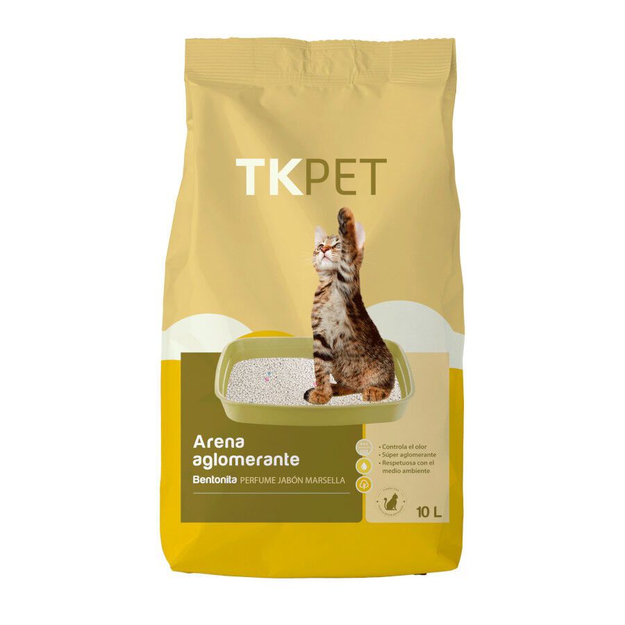 10 L TK-Pet Areia Aglomerante de Bentonite e Marselha para gatos, , large Imagem n&uacute;mero 1