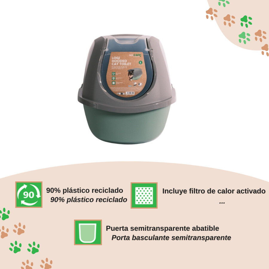 Nice Care Eco Caixa de areia Smart verde para gatos, , large Imagem n&uacute;mero 3