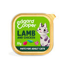 Edgard & Cooper Adult Cordeiro e Frango em Patê terrina para gatos, , large image number null