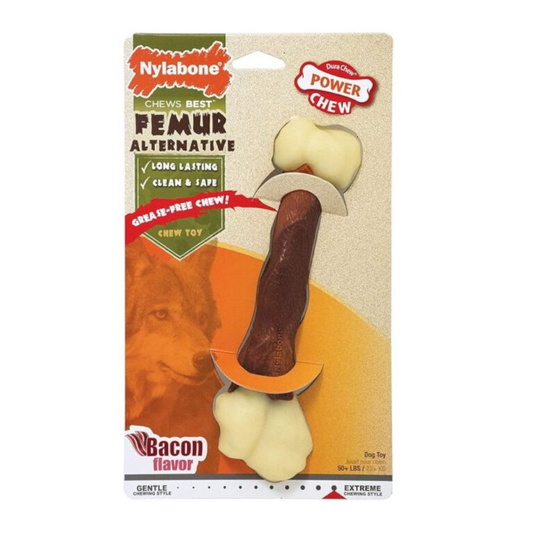 Nylabone Femur Alternative osso mordedor de goma para cães,  Imagem número 1 Nylabone Femur Alternative osso mordedor de goma para cães, , large Imagem número 1