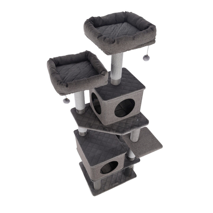 Flamingo &Aacute;rvore arranhador Aurora cinza para gatos, , large Imagem n&uacute;mero 3