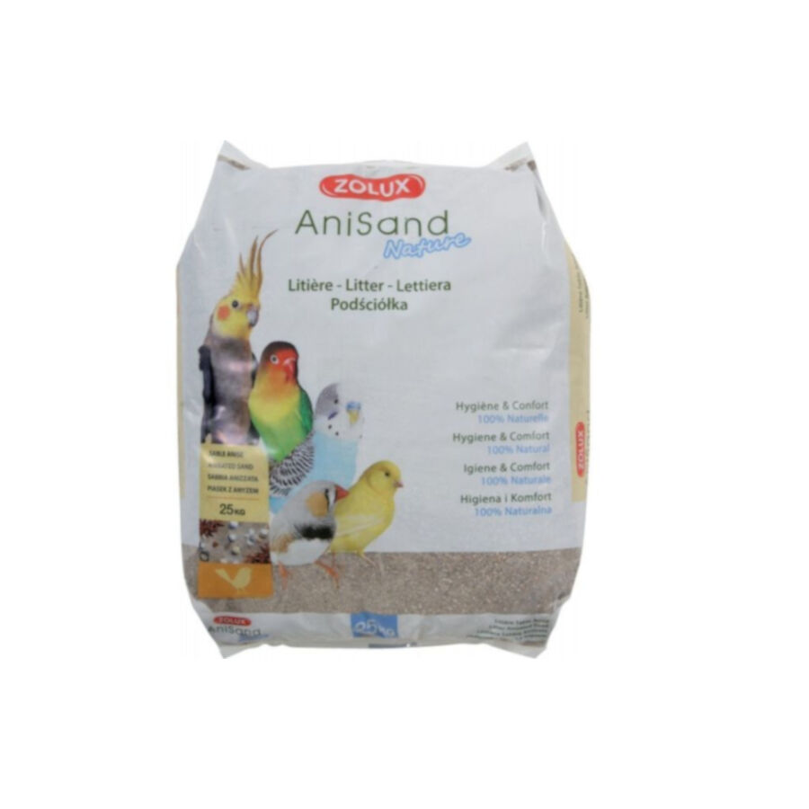 Zolux AniSand Nature areia para aves, , large Imagem n&uacute;mero 1