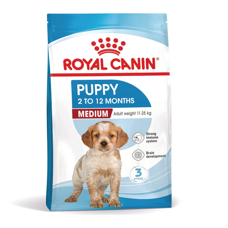 15 kg Royal Canin Puppy Medium ra&ccedil;&atilde;o para c&atilde;es, , large Imagem n&uacute;mero 2