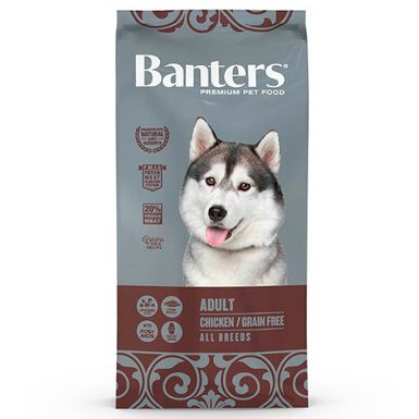 Banters Adult Frango ração para cães
