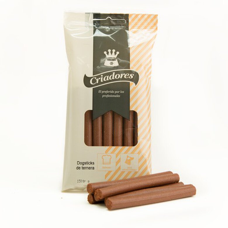 Criadores Dogsticks ternera para perros image number null