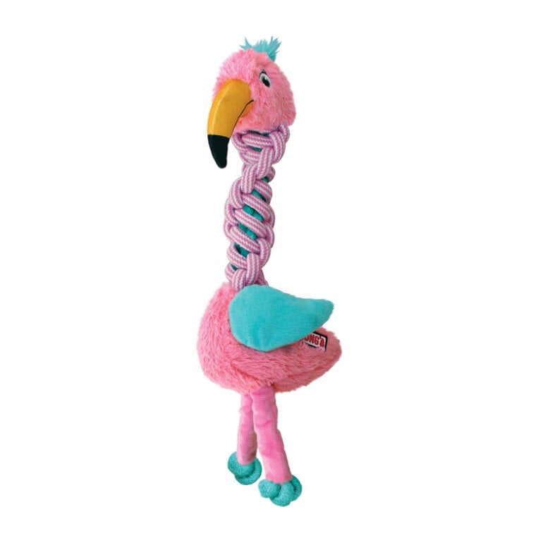 Kong Knots Twists Girafa / Flamingo de Peluche para cães,  Imagem número 2 Kong Knots Twists Girafa / Flamingo de Peluche para cães, , large Imagem número 2