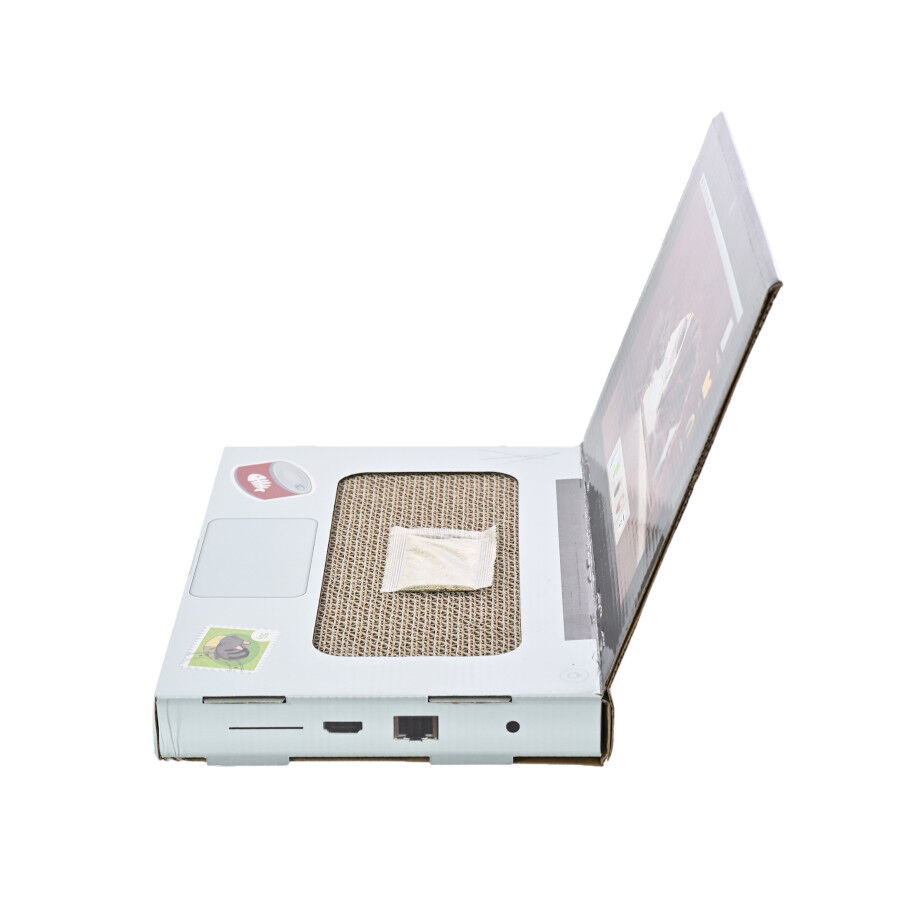 Leeby Lola arranhador de cart&atilde;o em forma de port&aacute;til para gatos, , large Imagem n&uacute;mero 10