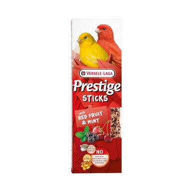 Versele-Laga Prestige Sticks Frutas Vermelhas e Barras de Hortelã para canários