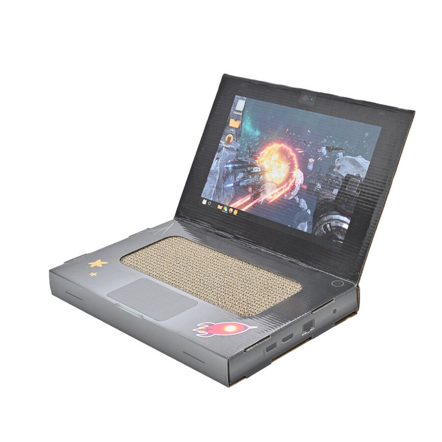 Leeby Lily arranhador de cart&atilde;o em forma de port&aacute;til para gatos, , large Imagem n&uacute;mero 1