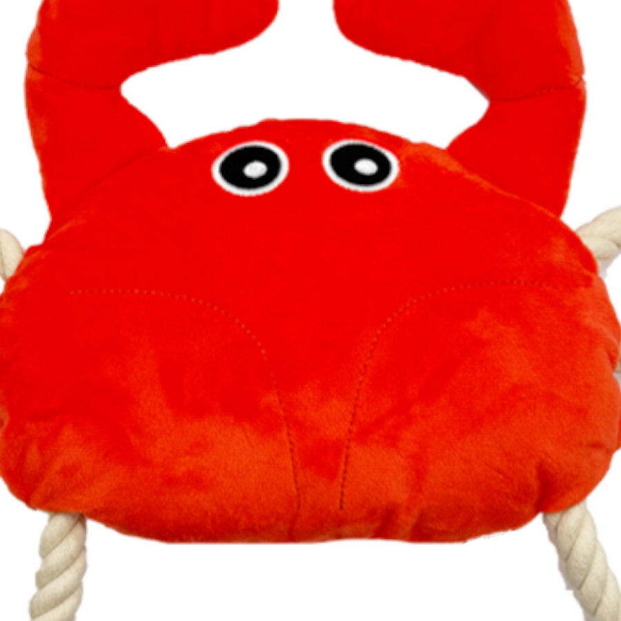 Tootoy! Comfort Fresh Crab peluche com corda para c&atilde;es, , large Imagem n&uacute;mero 4