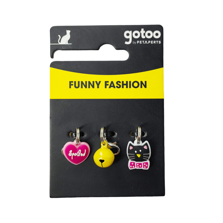 Gotoo Conjunto de medalhas rosas para gatos,  Imagem número 6 Gotoo Conjunto de medalhas rosas para gatos, , large Imagem número 6