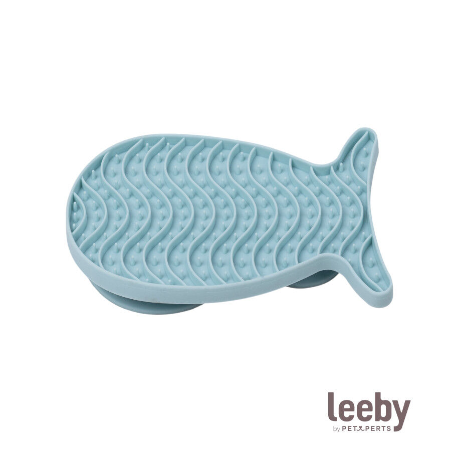 Leeby Tapete de Lamber Anti-voracidade Peixe Azul para gatos, , large Imagem n&uacute;mero 2