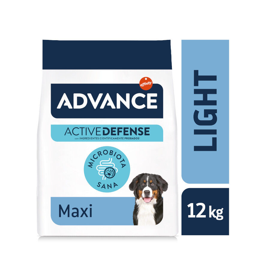 12 kg Advance Active Defense Maxi Light Frango e Arroz ra&ccedil;&atilde;o para c&atilde;es, , large Imagem n&uacute;mero 2