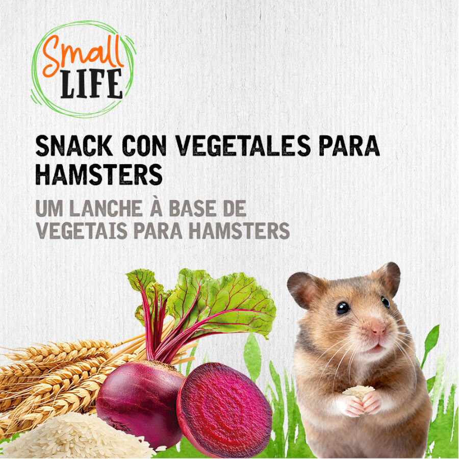 2 barritas Small Life Barritas Snack com Vegetais para hamsters, , large Imagem n&uacute;mero 4