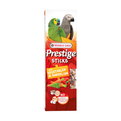 Versele-Laga Prestige Sticks Legumes e Dandelion Sticks para papagaios