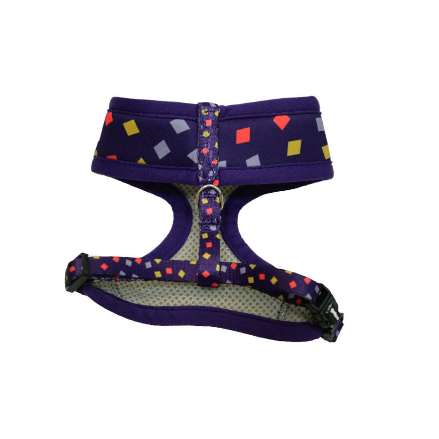 Gotoo Trela e peitoral estampado geom&eacute;trico para gatos, , large Imagem n&uacute;mero 3