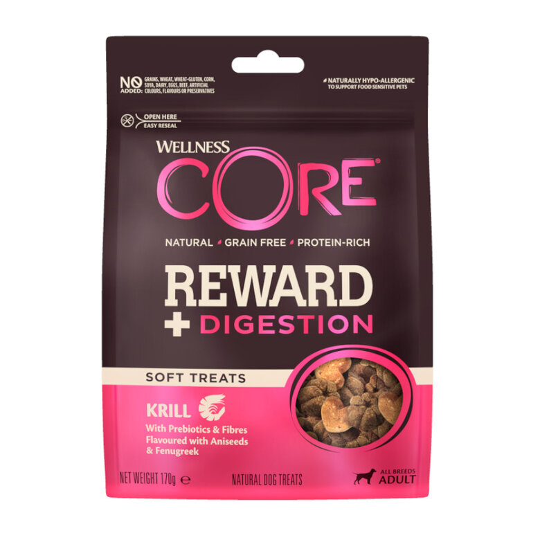 170 g Wellness Core Biscoitos Reward + Digestion Krill para cães,  Imagem número 1 170 g Wellness Core Biscoitos Reward + Digestion Krill para cães, , large Imagem número 1