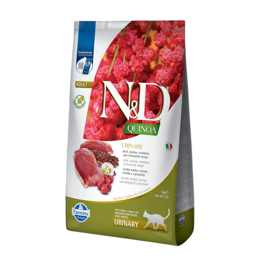 5 kg Farmina N&D Quinoa Adult Urinary Pienso Pato para gatos, , large Imagem n&uacute;mero 1