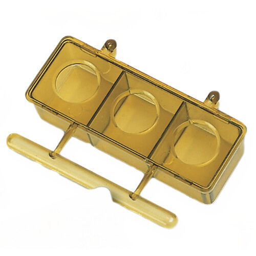 SanDimas comedero 3 compartimentos para p&aacute;jaros Imagem n&uacute;mero 1