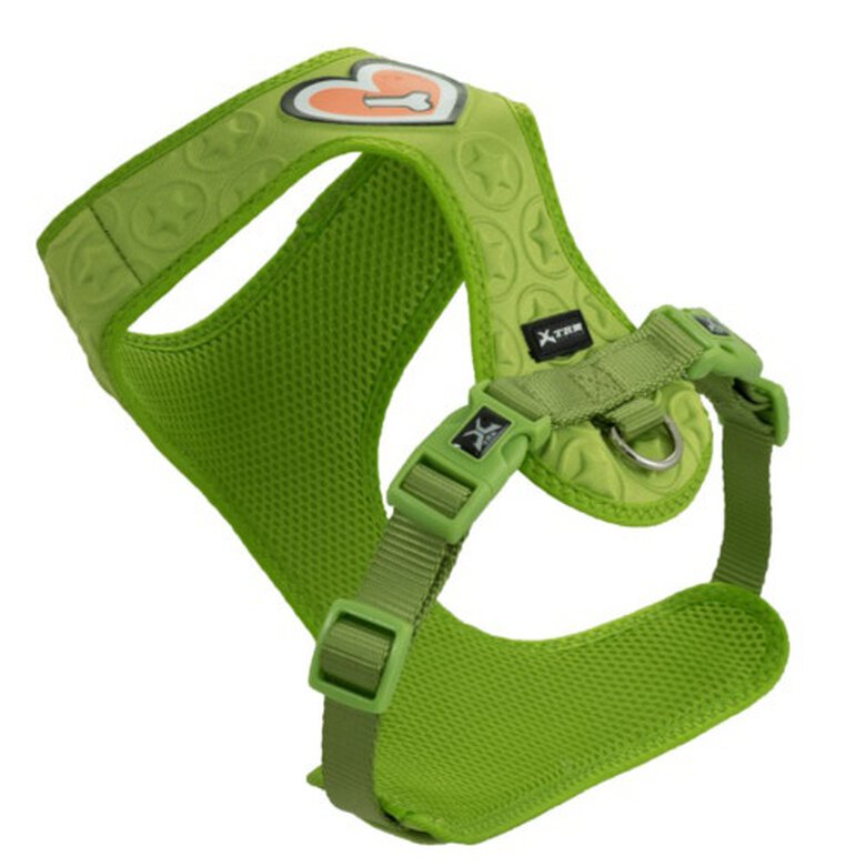 Nayeco Peitoral Verde com Estampado de Estrelas para cães,  Imagem número 1 Nayeco Estrellas arnés para perros verde Imagem número 1