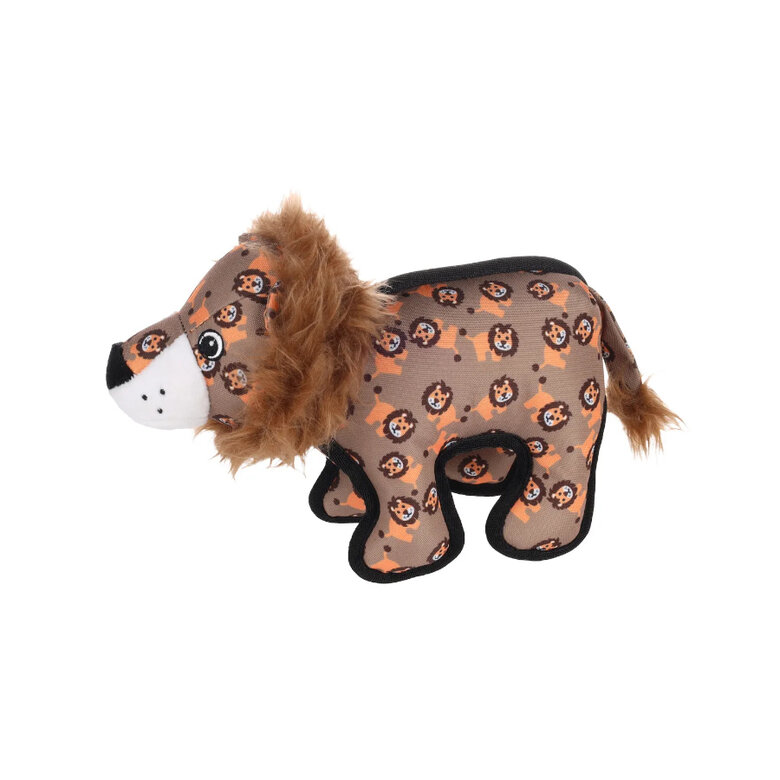 Flamingo Strong Stuff Leão de Peluche Castanho para cães,  Imagem número 1 Flamingo Strong Stuff Leão de Peluche Castanho para cães, , large Imagem número 1