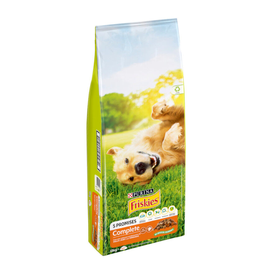 18 kg Friskies Adult Frango e Legumes ra&ccedil;&atilde;o para c&atilde;es, , large Imagem n&uacute;mero 1