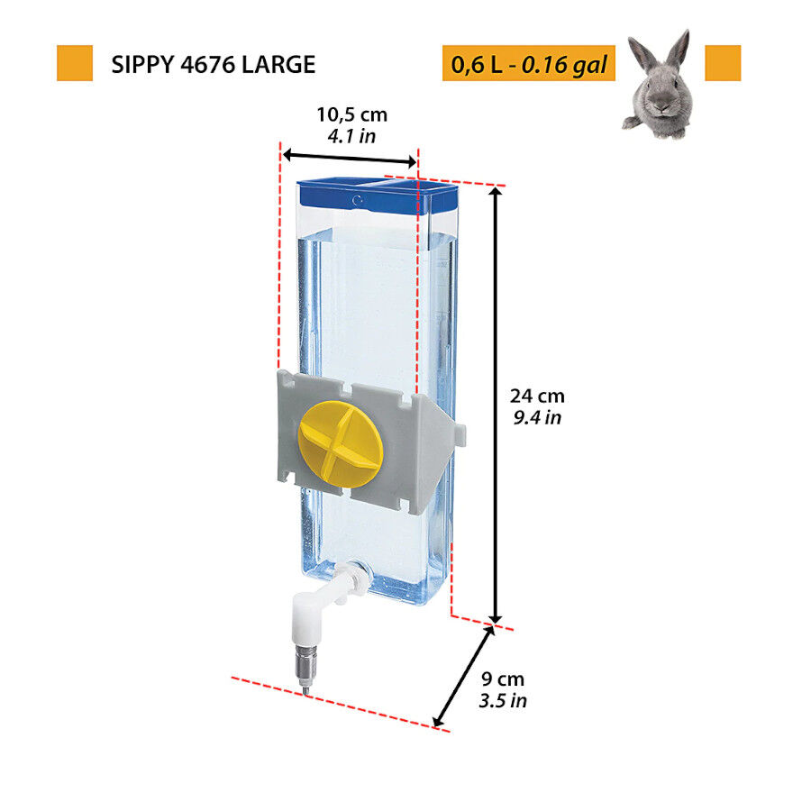 Ferplast Sippy bebedouro com ventosa para roedores, , large Imagem n&uacute;mero 2