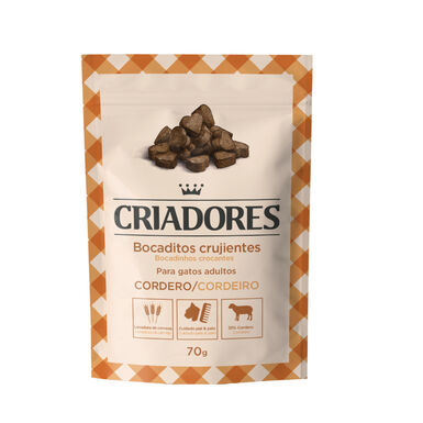 Criadores Snacks Crocantes de Cordeiro para gatos
