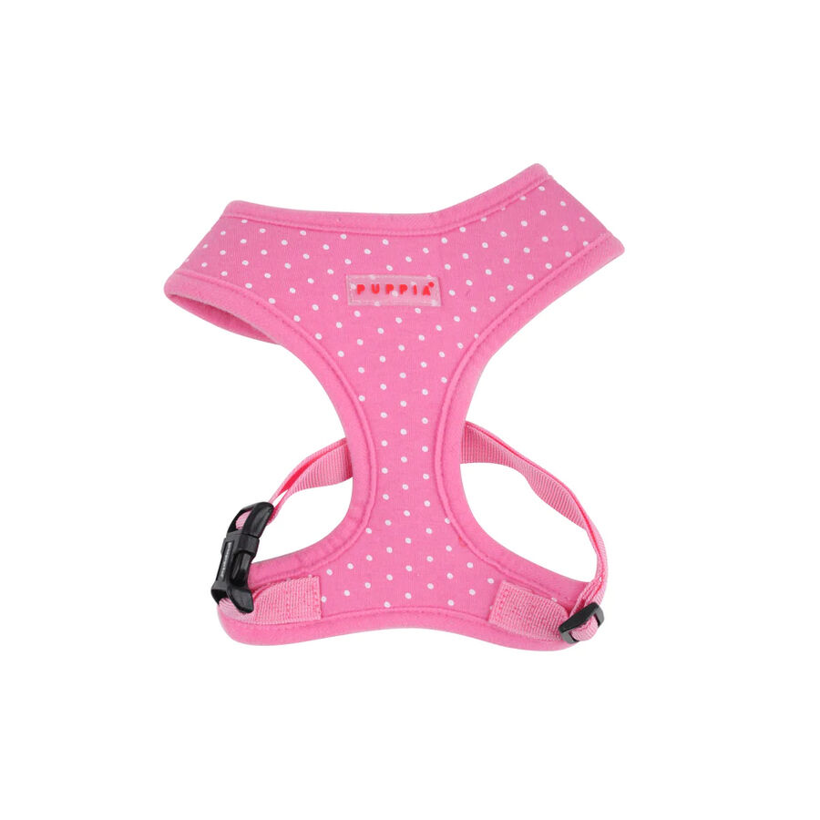 Puppia Dotty Peitoral Rosa para c&atilde;es, , large Imagem n&uacute;mero 1