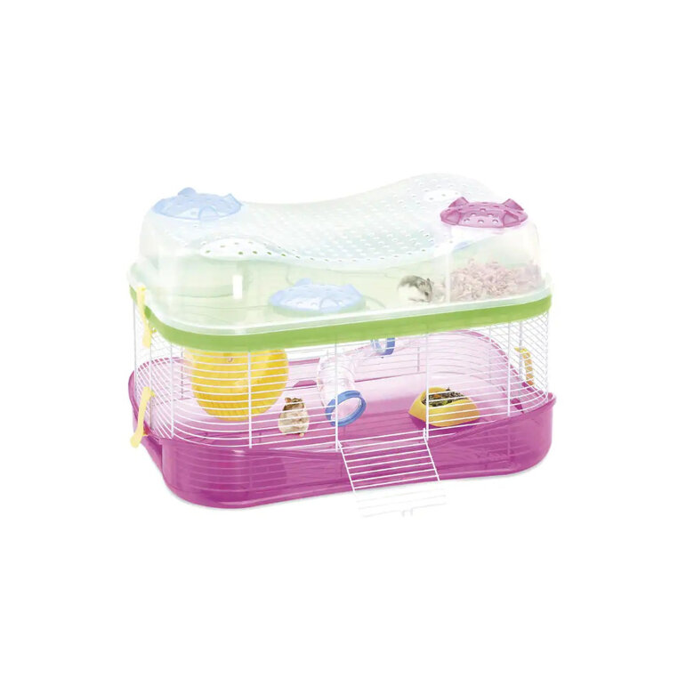 Imac Fantasy Gaiola com 2 Níveis e Roda para hámsters,  Imagem número 1 Imac Fantasy Gaiola com 2 Níveis e Roda para hámsters, , large Imagem número 1