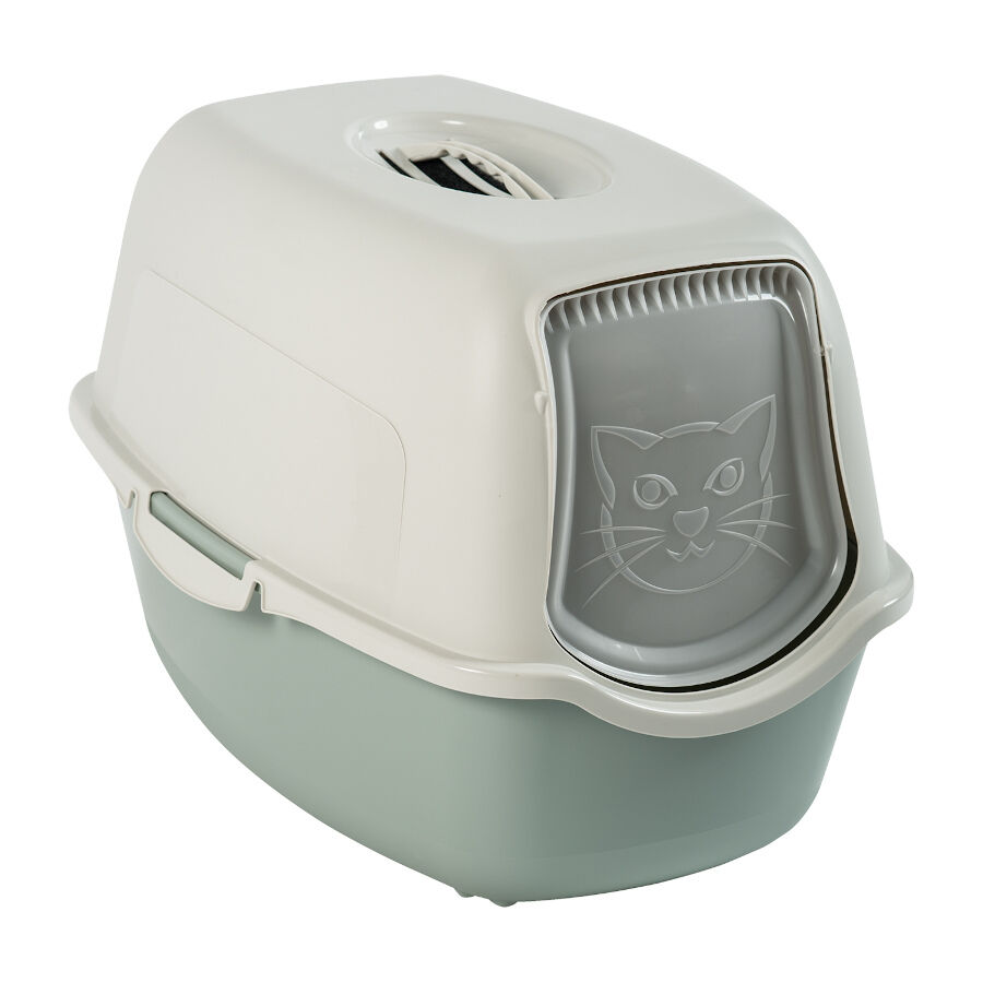 Rotho Eco Bailey Caixa de Areia Branca e Verde  para gatos, , large Imagem n&uacute;mero 1